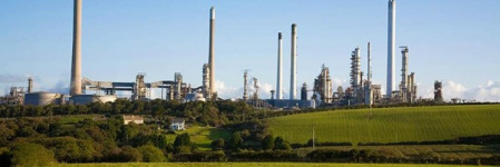 Pembroke Refinery in Milford Haven, South West Wales