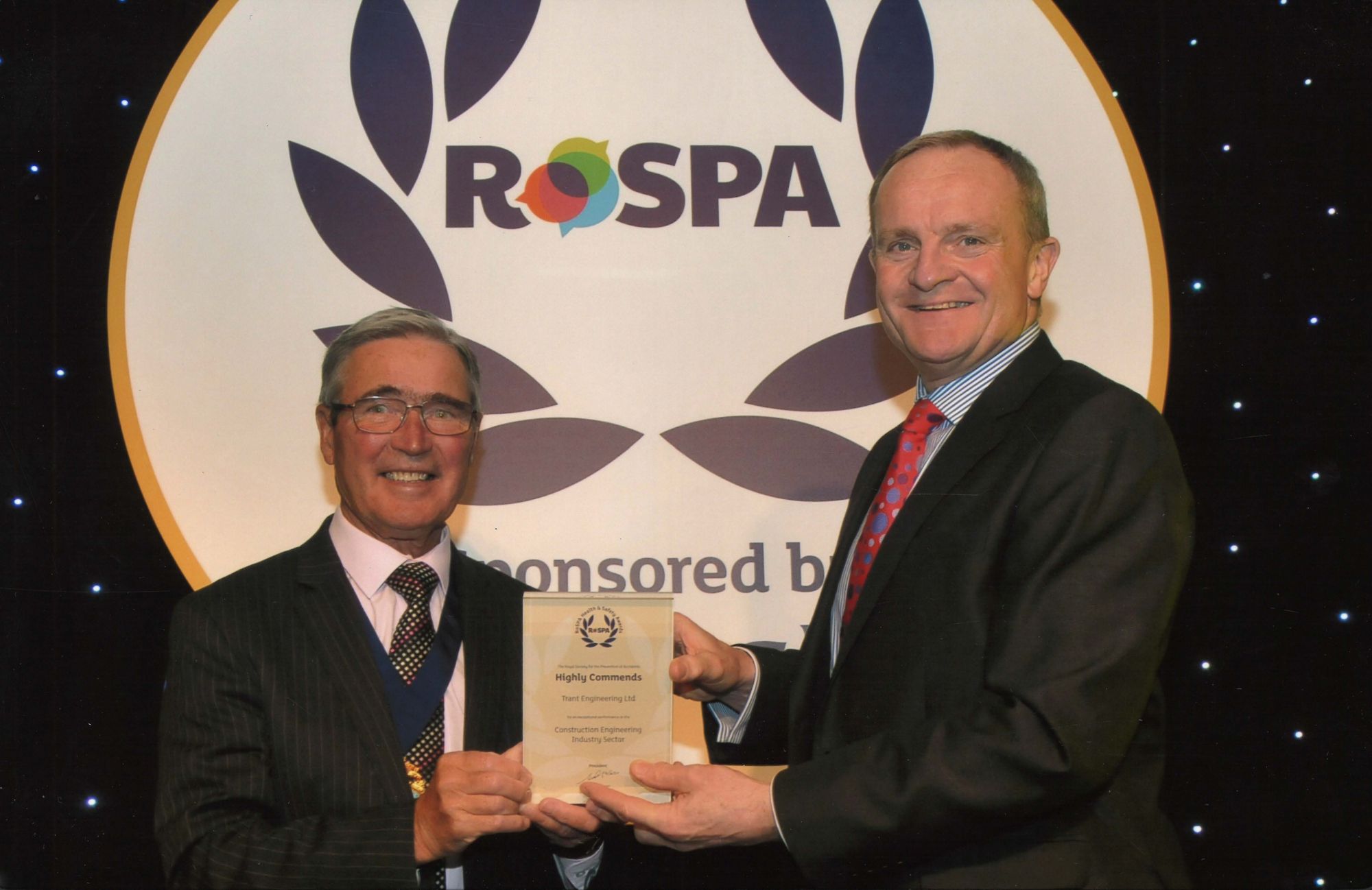 RoSPA Highly Commended Award 2019